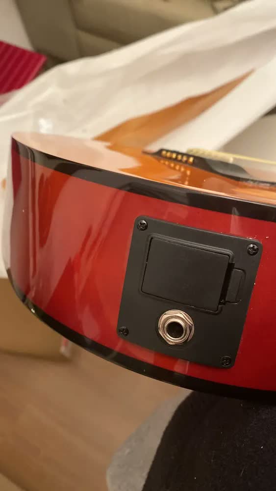 foto de Violão Eletroacústico Giannini SF-14 CEQ Cordas de Aço Preto
