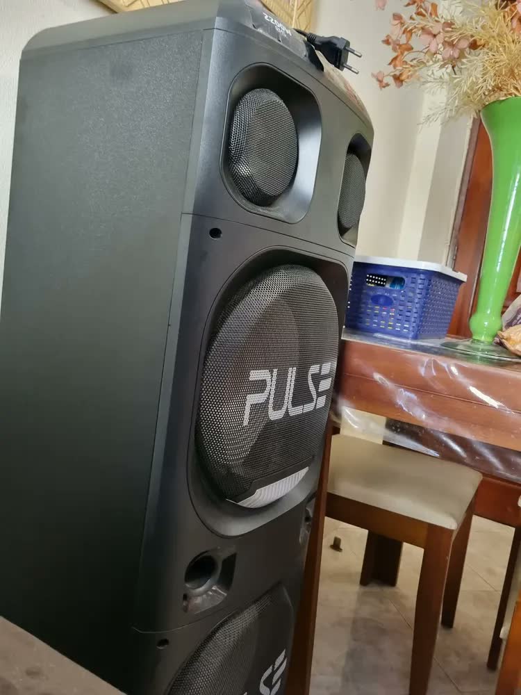 foto de Caixa Amplificada 12 Pol. 2200w Bluetooth Pulse - Sp500 Cor Preto