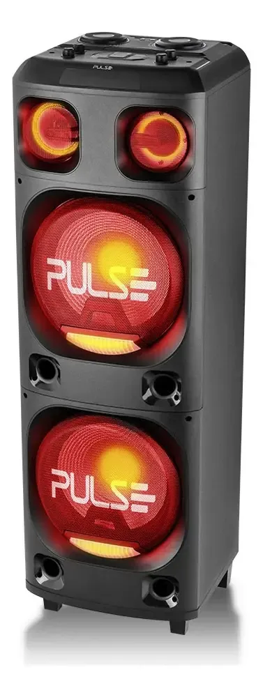 Caixa Amplificada 12 Pol. 2200w Bluetooth Pulse - Sp500 Cor Preto