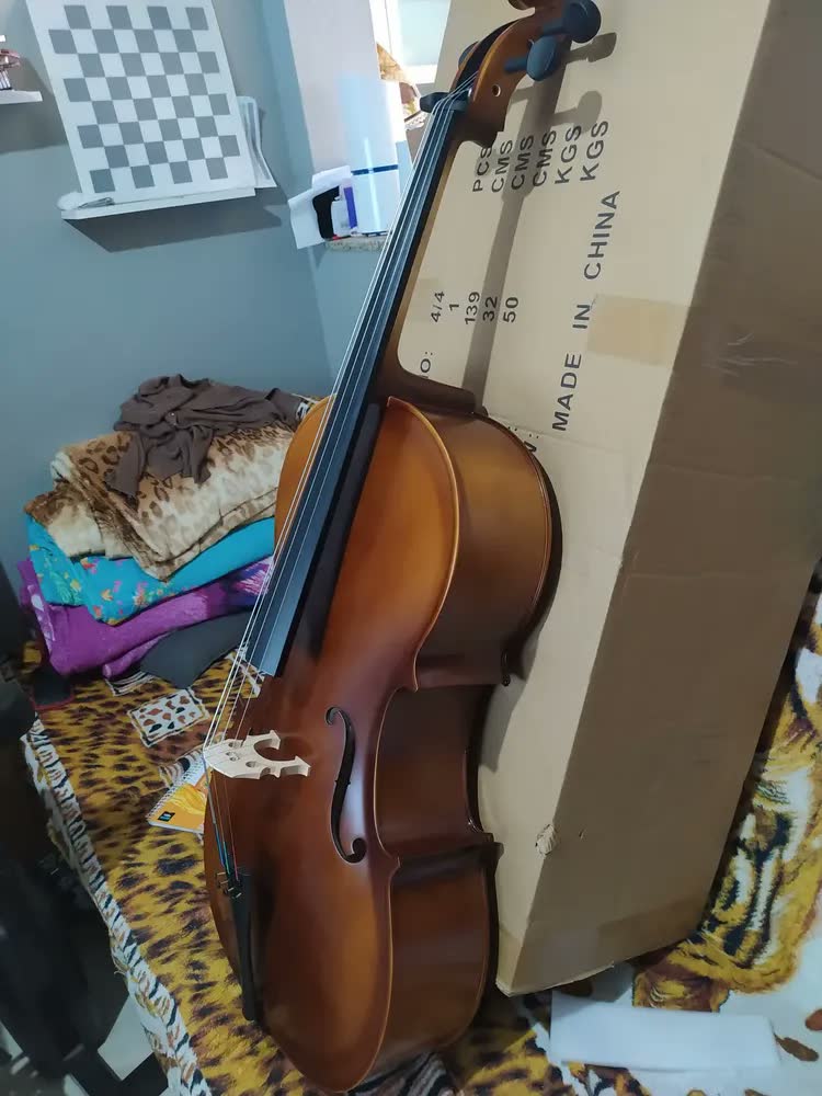 foto de Violoncelo 4/4 Eletrico E Acustico Vintage Prosperar Capa Lx