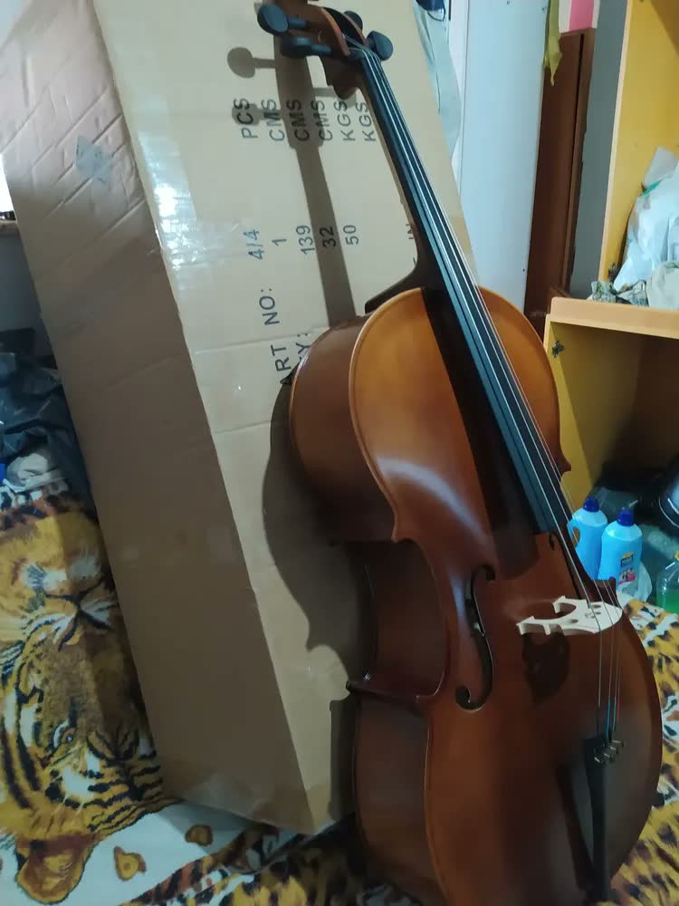 foto de Violoncelo 4/4 Eletrico E Acustico Vintage Prosperar Capa Lx
