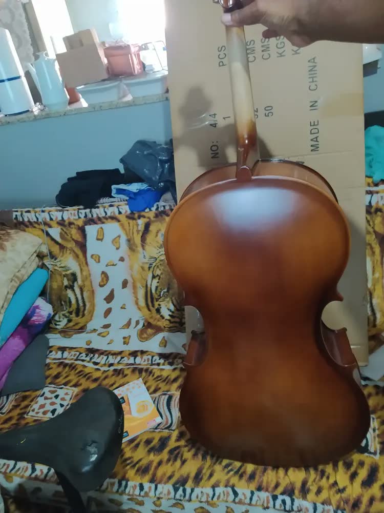 foto de Violoncelo 4/4 Eletrico E Acustico Vintage Prosperar Capa Lx