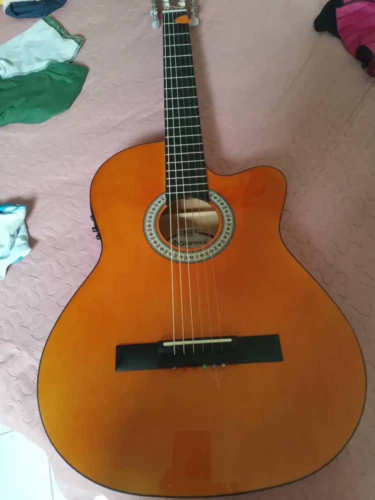 foto de Violão Elétrico Giannini NF-14 Start Flat Náilon Mogno 4/4