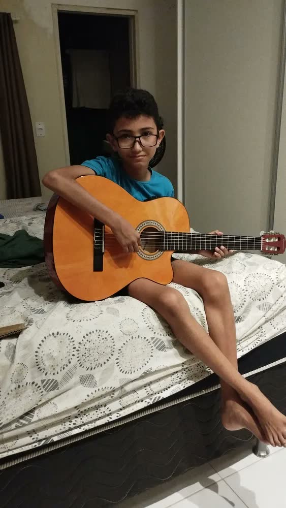 foto de Violão Elétrico Giannini NF-14 Start Flat Náilon Mogno 4/4