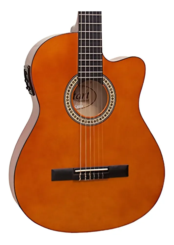 Violão Elétrico Giannini NF-14 Start Flat Náilon Mogno 4/4