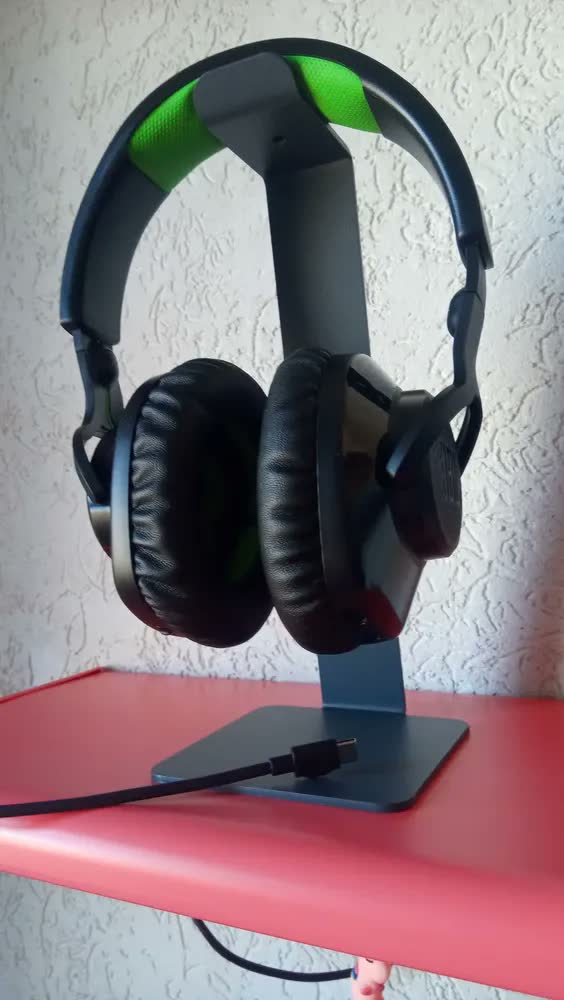 foto de Fone Headset Gamer Sem Fio Quantum 360x Preto Jbl Preto