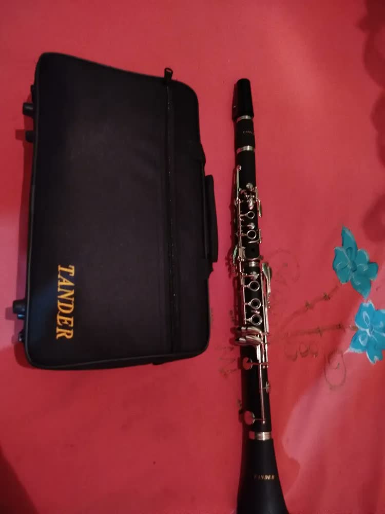 foto de Clarinete Alto Tander 17 Chaves Si Bemol Baquelite Níquel