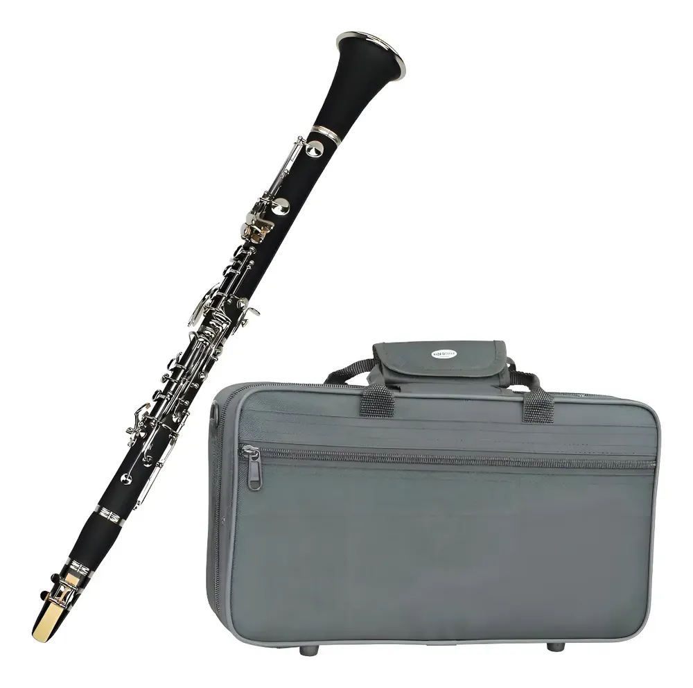 Clarinete Alto Tander 17 Chaves Si Bemol Baquelite Níquel