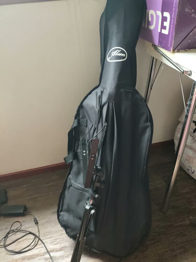 foto de Violoncelo Alan AL-1210 3/4 com Estojo Arco Breu + Estante Partitura