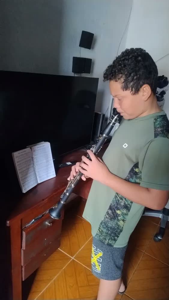 foto de clarinete Eagle CL 04N Niquelagem Preto