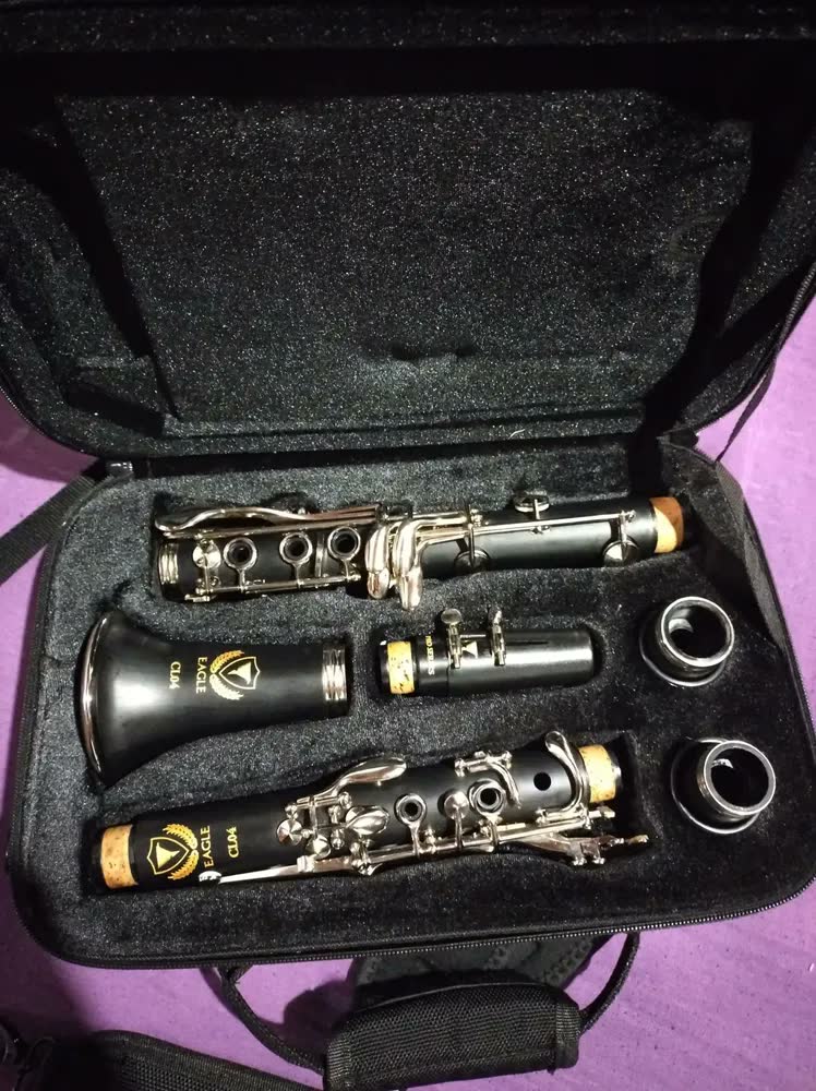 foto de clarinete Eagle CL 04N Niquelagem Preto