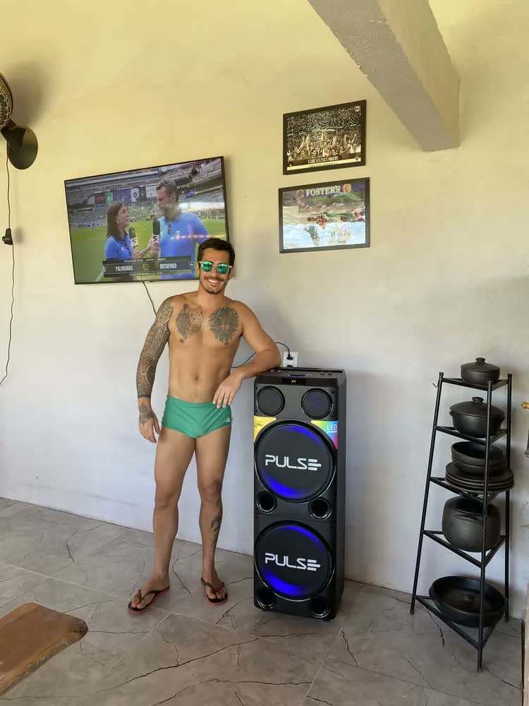 foto de Caixa De Som Torre Double 12 Pol 2300w Bluetooth Cor Preto Pulse SP508
