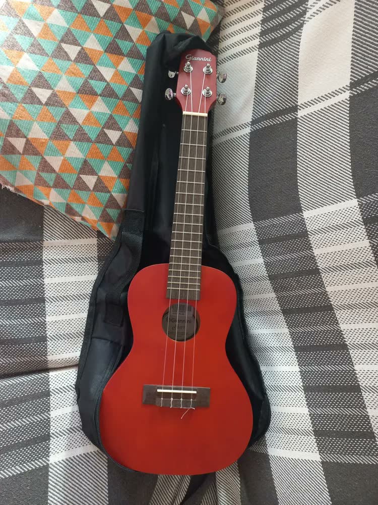 foto de Ukulele Eletroacústico Giannini Concert UKS-23 Com Bag Marrom