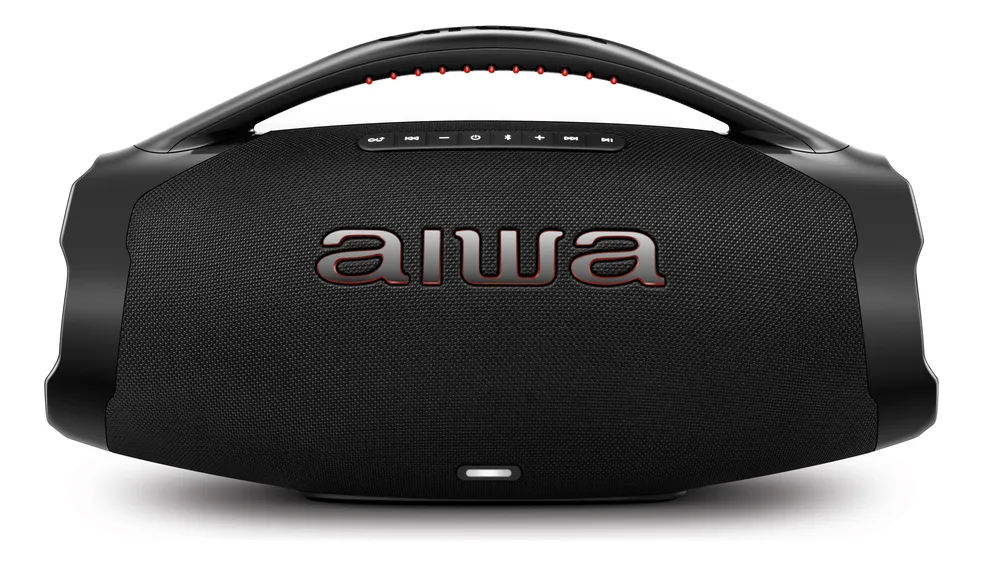 Caixa De Som Boombox Aiwa AWS-BBS-01-B 200w IP66 30hs De Bateria