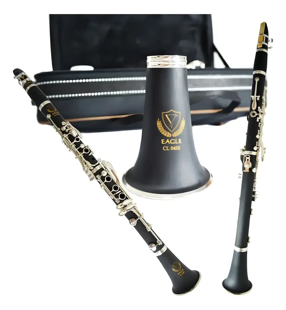 Clarineta Eagle Cl04n 17 Chaves Niquelada