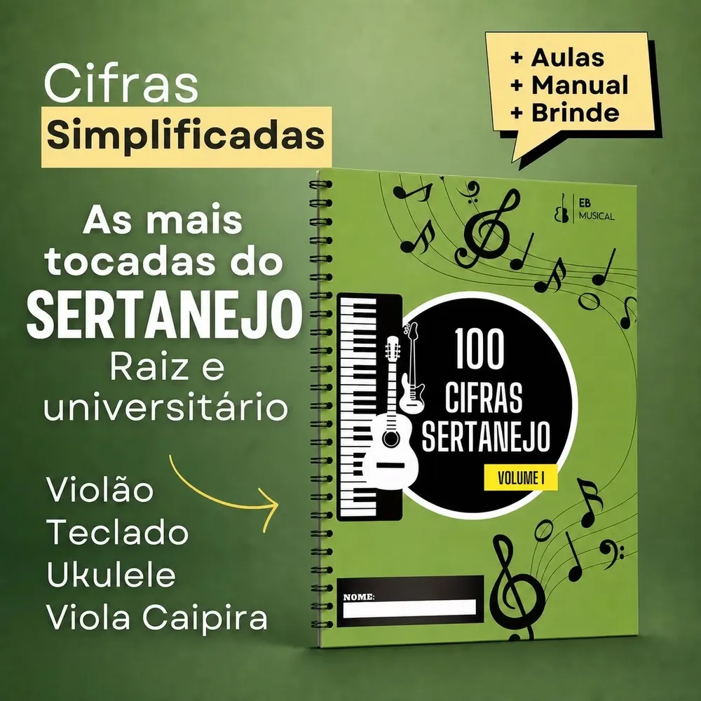 Apostila 100 Cifras Sertanejo Simplificadas