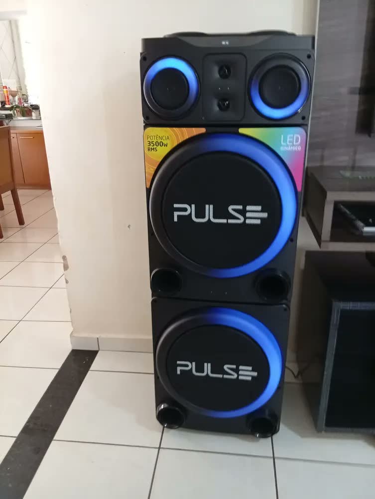 foto de Caixa De Som Torre Double 15pol 3500w Pulse Sp515 Pulsesound