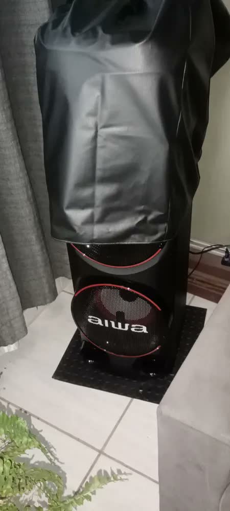 foto de Capa Caixa De Som Aiwa T2w-02 2300w Torre Bluetooth Lona