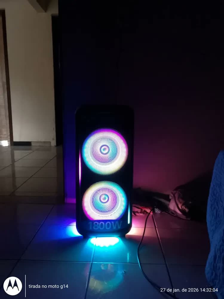 foto de Caixa De Som Bluetooth Tax5000/78, 1800w, Philips, Preto, Party Speaker