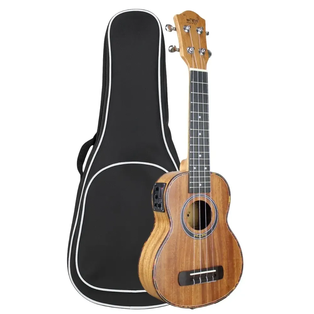 Ukulele Soprano Eletroacustico Bravo Buk421 21 Polegadas + Capa Luxo