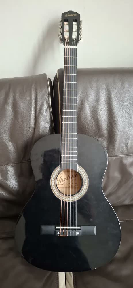 foto de Violão Acústico Sonoros LVT-320A BK 6 Cordas Nylon Preto Iniciante