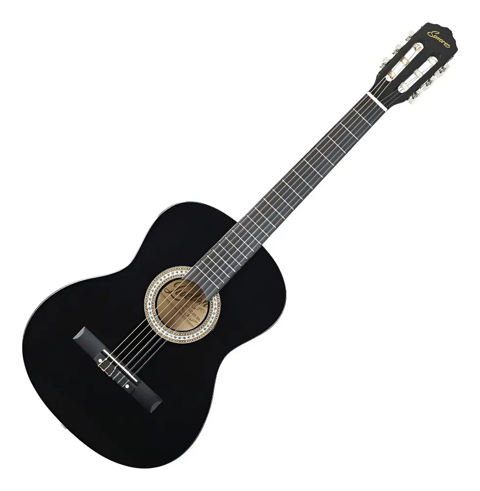 Violão Acústico Sonoros LVT-320A BK 6 Cordas Nylon Preto Iniciante