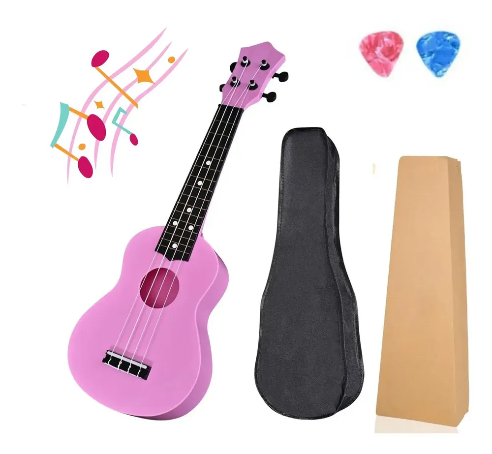 Ukulele Tenor 21 Polegadas Madeira Tilia P/ Iniciantes E Pro Rosa