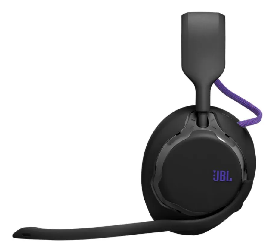 Headset Gamer Sem Fio Quantum 650 JBL Quantum Spatial Sound, Bluetooth 5.3, 45h de Bateria e Microfone Removível - Preto